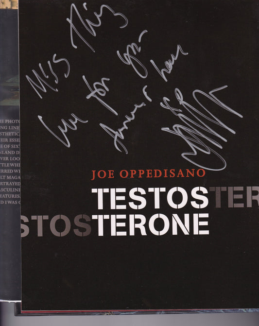 Testosterone - Joe Oppedisano - Gay Photobook (SIGNED COPY)
