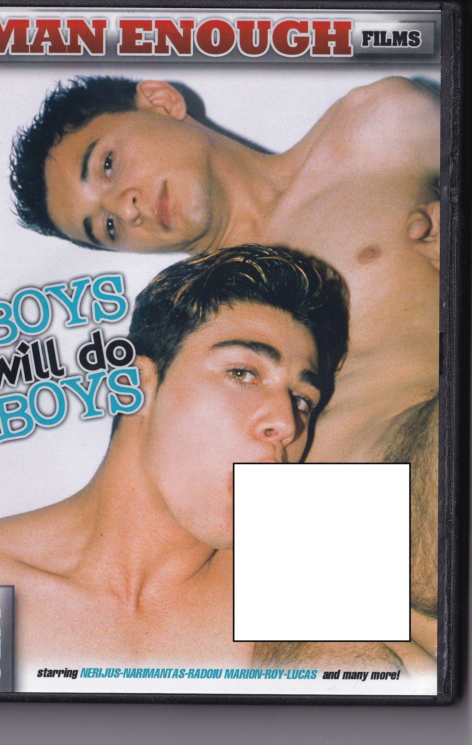 Gay Vintage DVD - Man Enough - Boys WIll do Boys