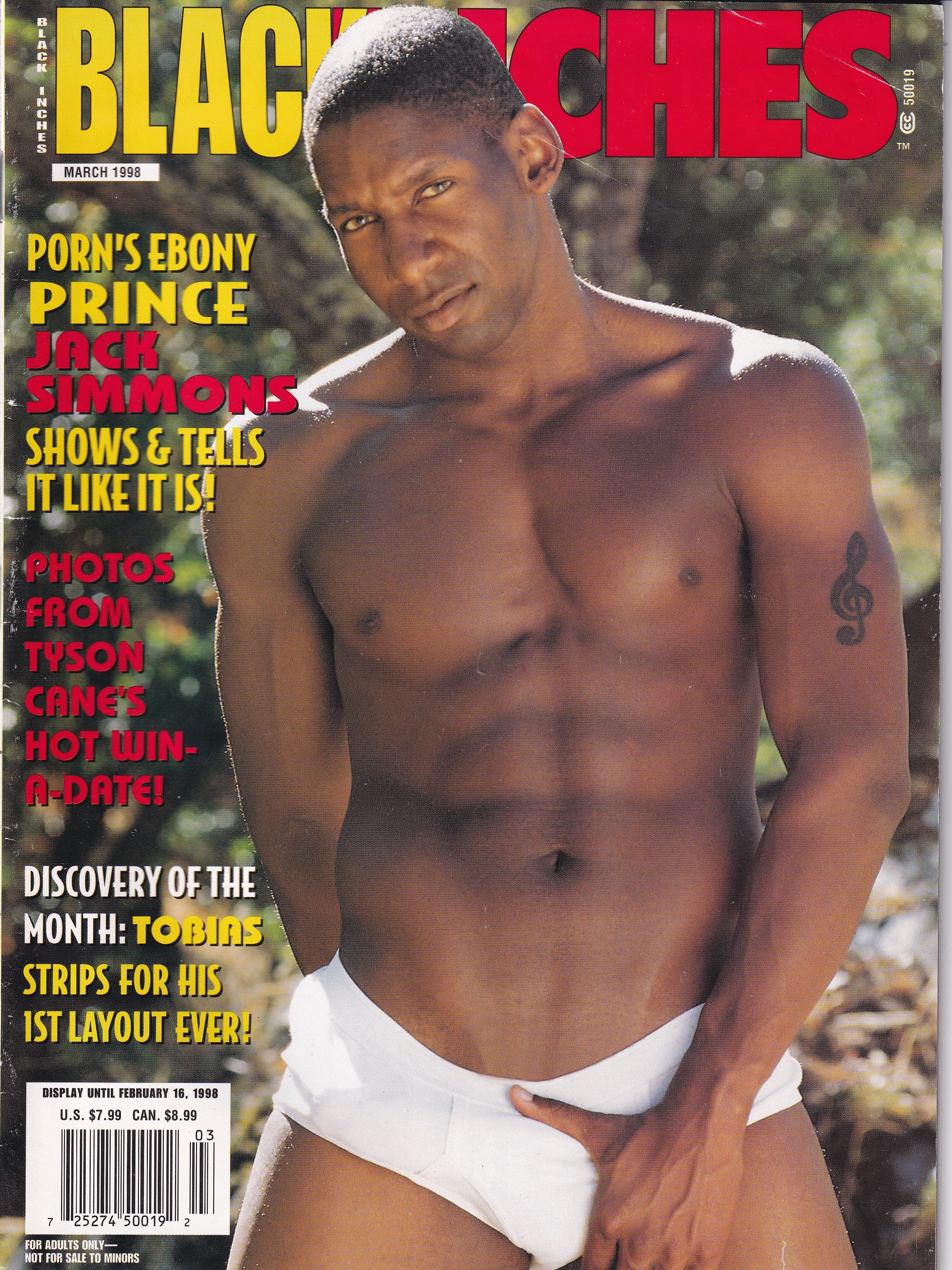 Gay Vintage Magazine - Black Inches - March 1998