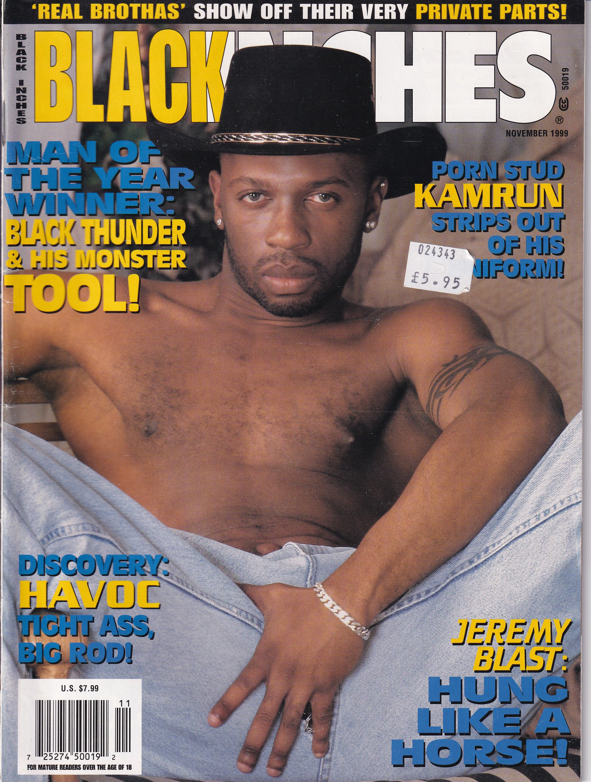 Gay Vintage Magazine - Black Inches - November 1999