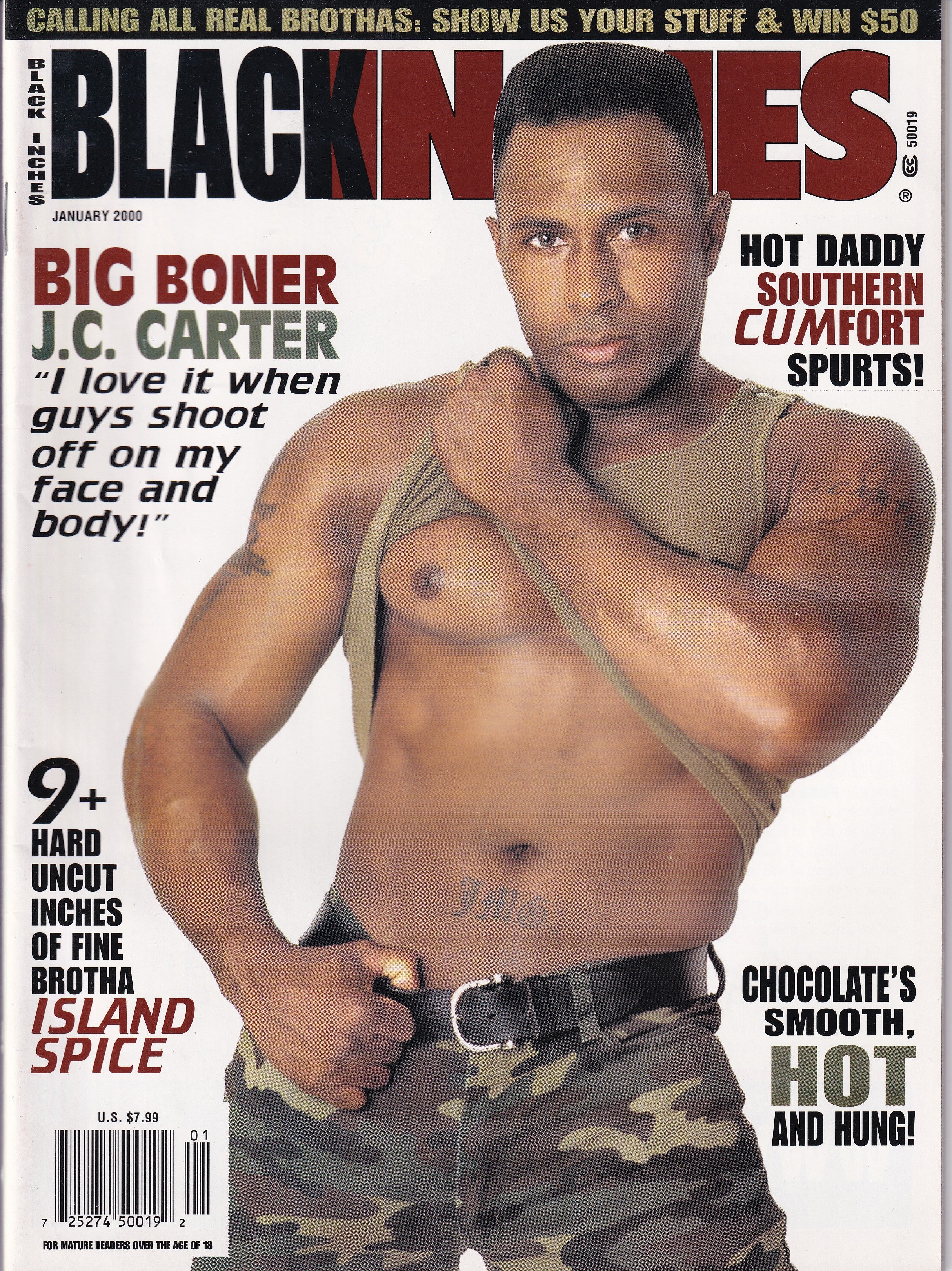 Gay Vintage Magazine - Black Inches - January 2000