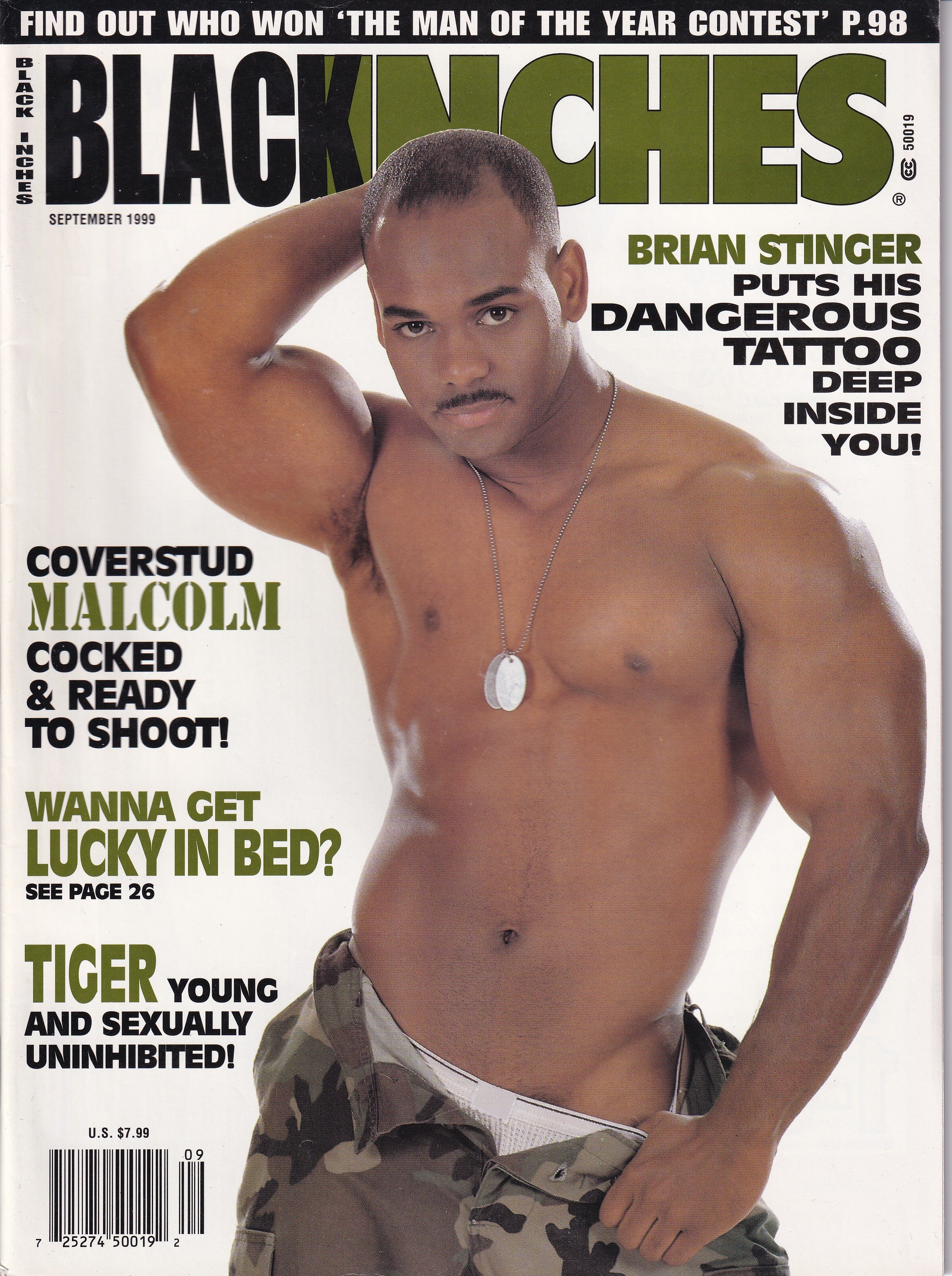 Gay Vintage Magazine - Black Inches - September 1999