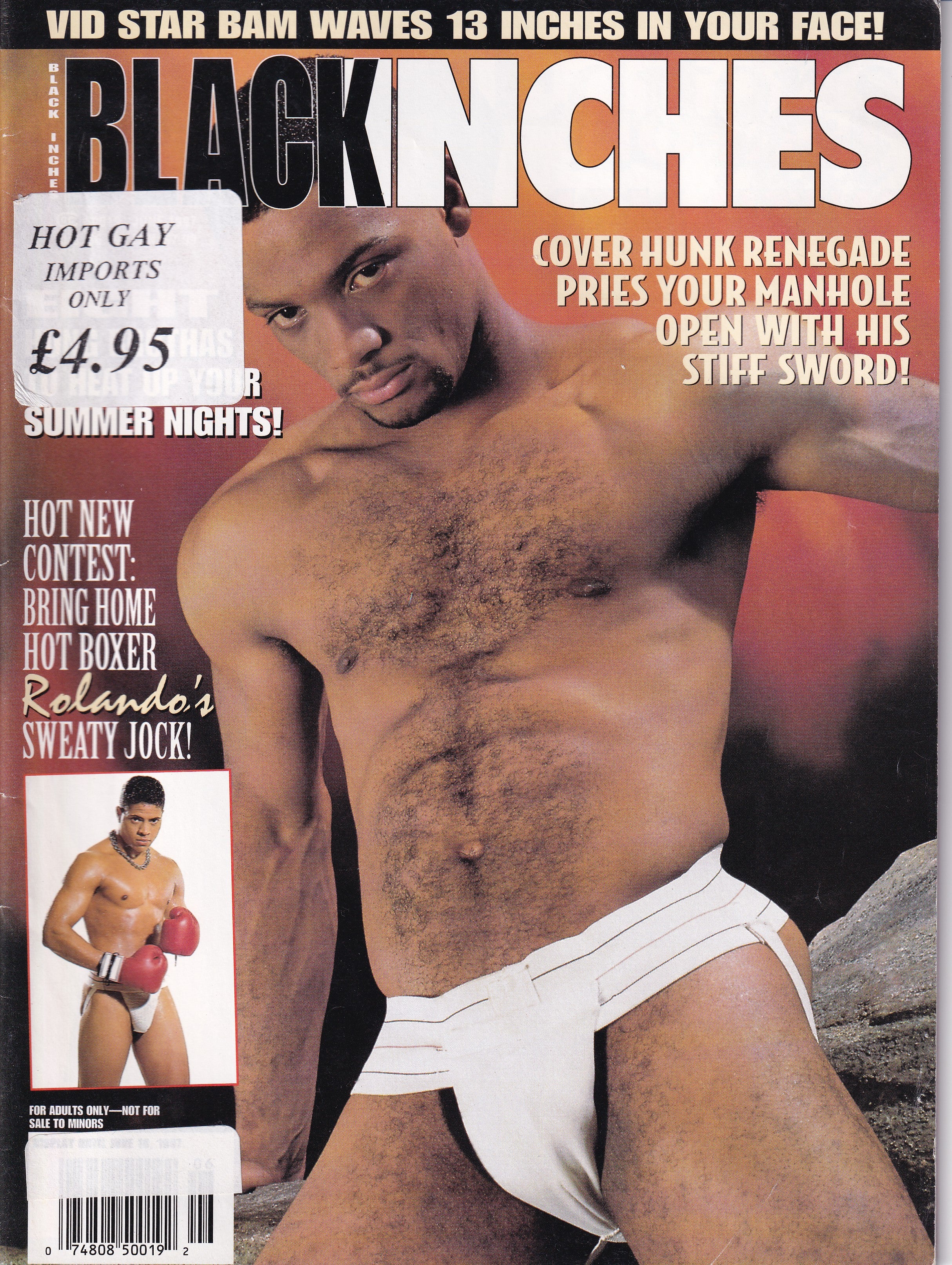 Gay Vintage Magazine - Black Inches - July 1997