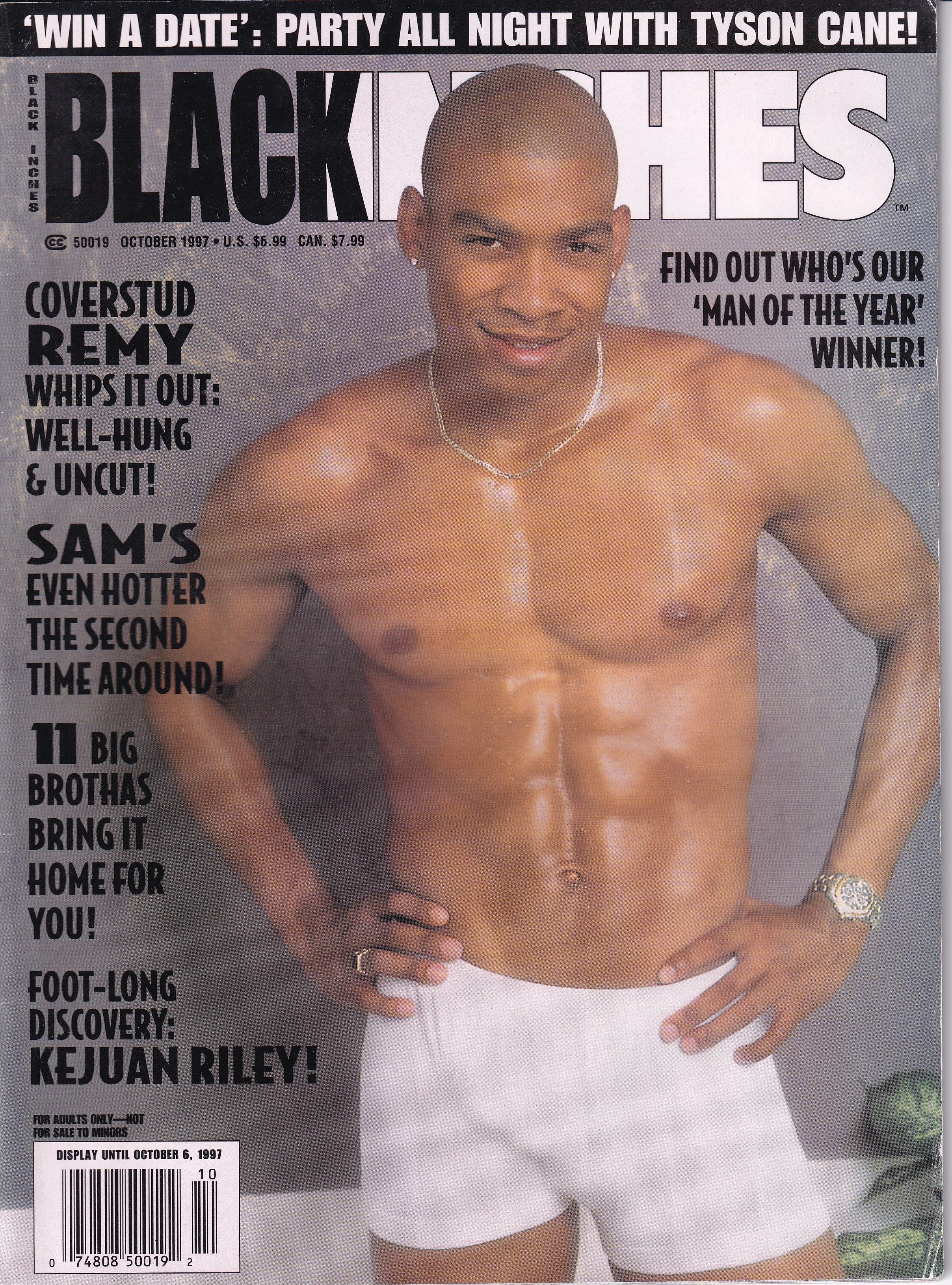 Gay Vintage Magazine - Black Inches - October 1997