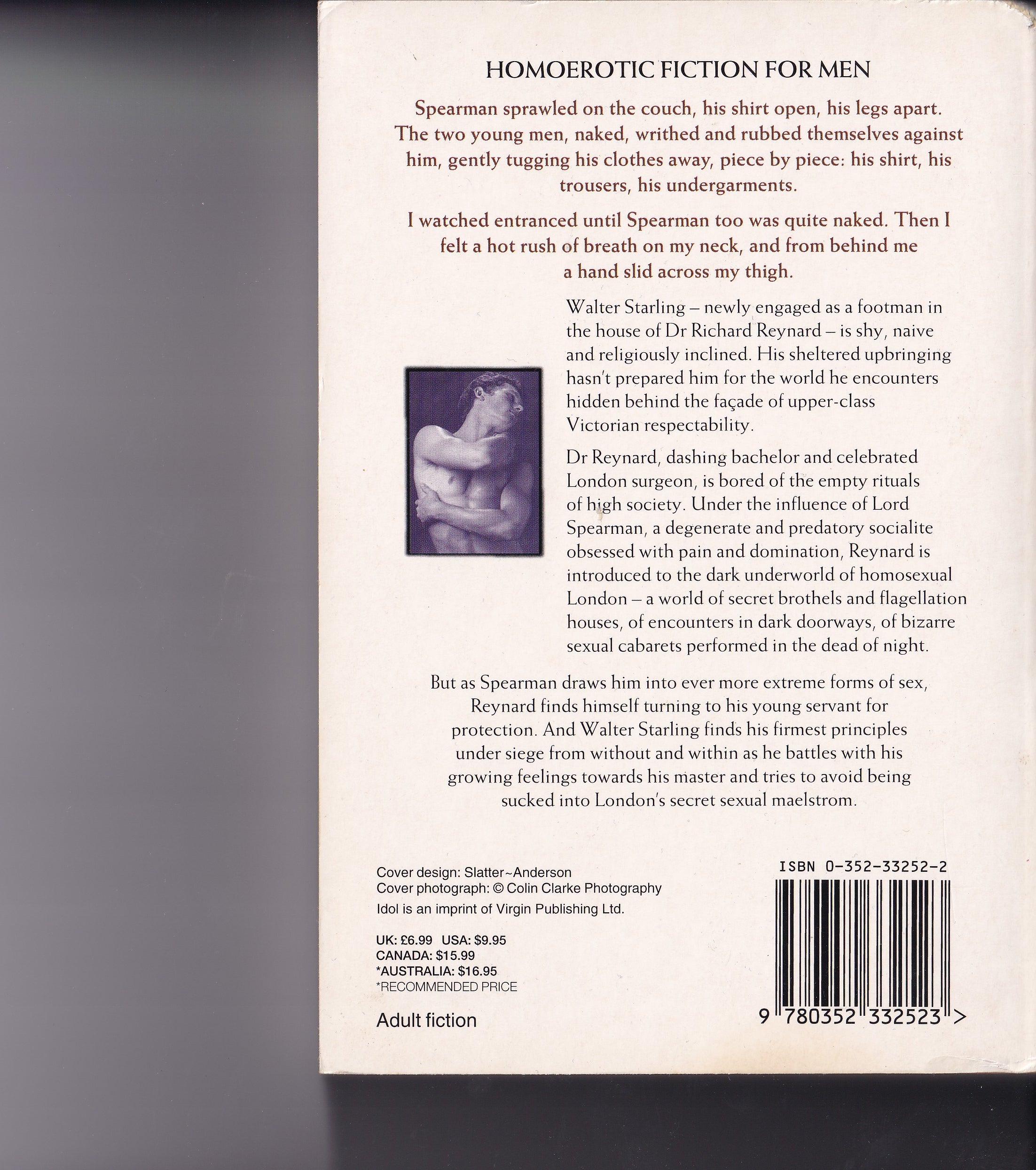 Doctor Reynard's Experiment by Robert Black (Idol / Virgin Publishing, 1998)