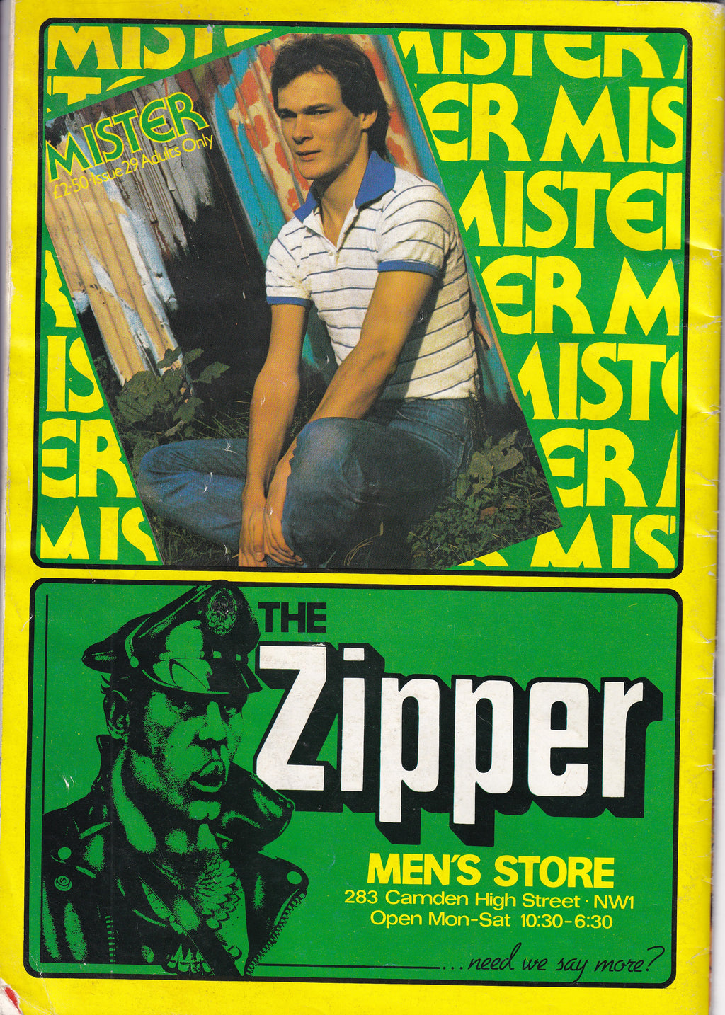 Gay Vintage Magazine - Zipper issue 34