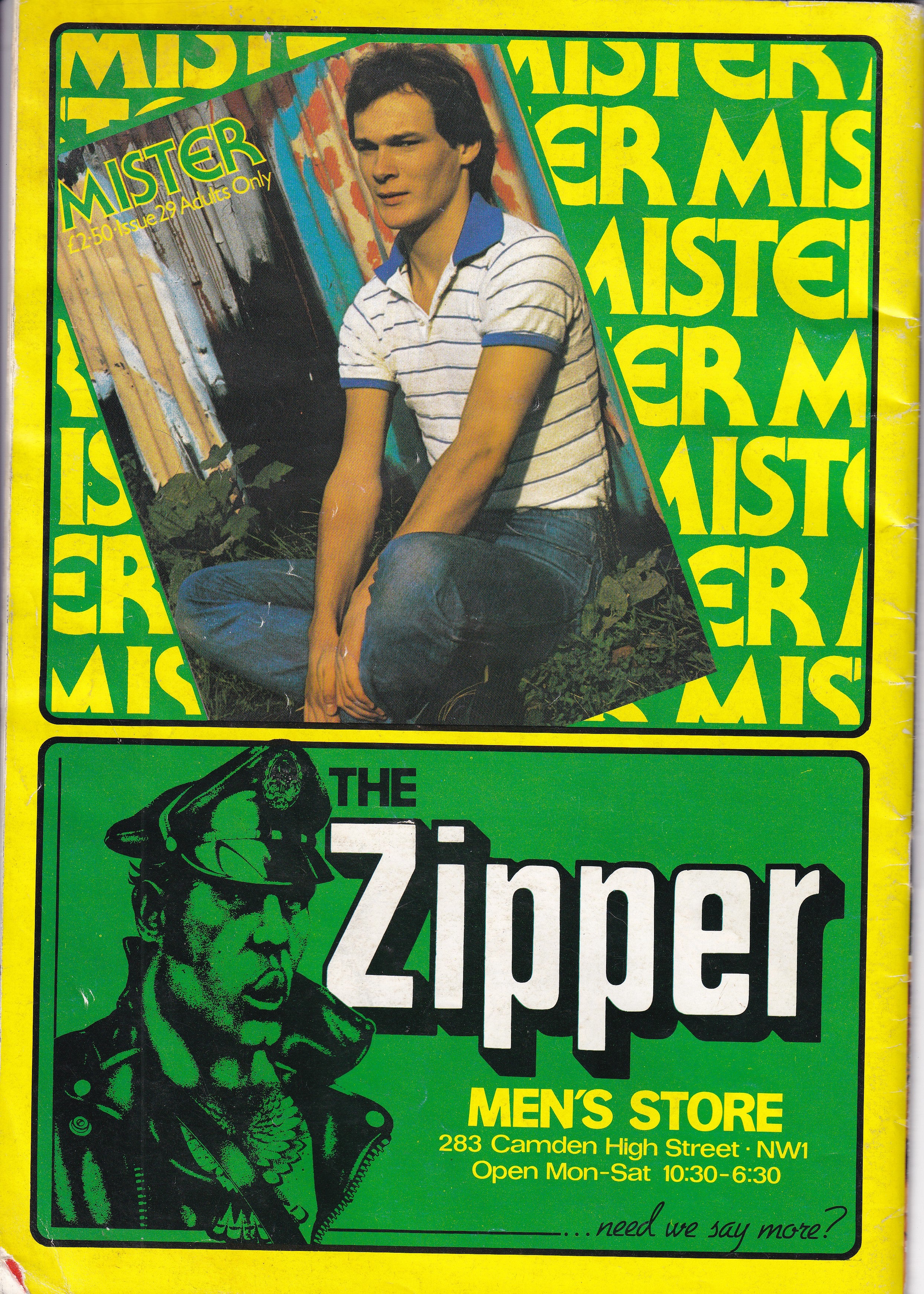 Gay Vintage Magazine - Zipper issue 34