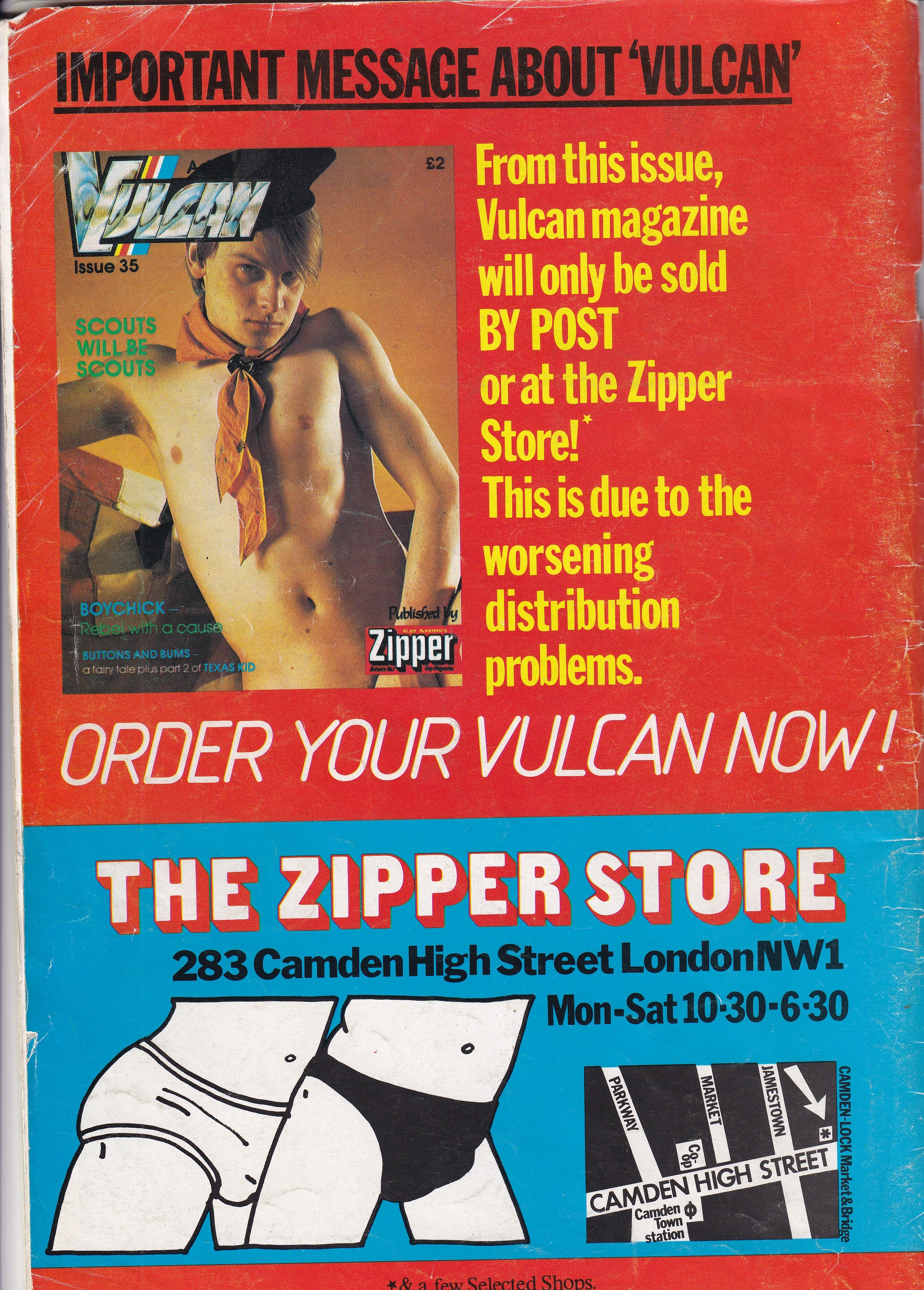 Gay Vintage Magazine - Zipper issue 38