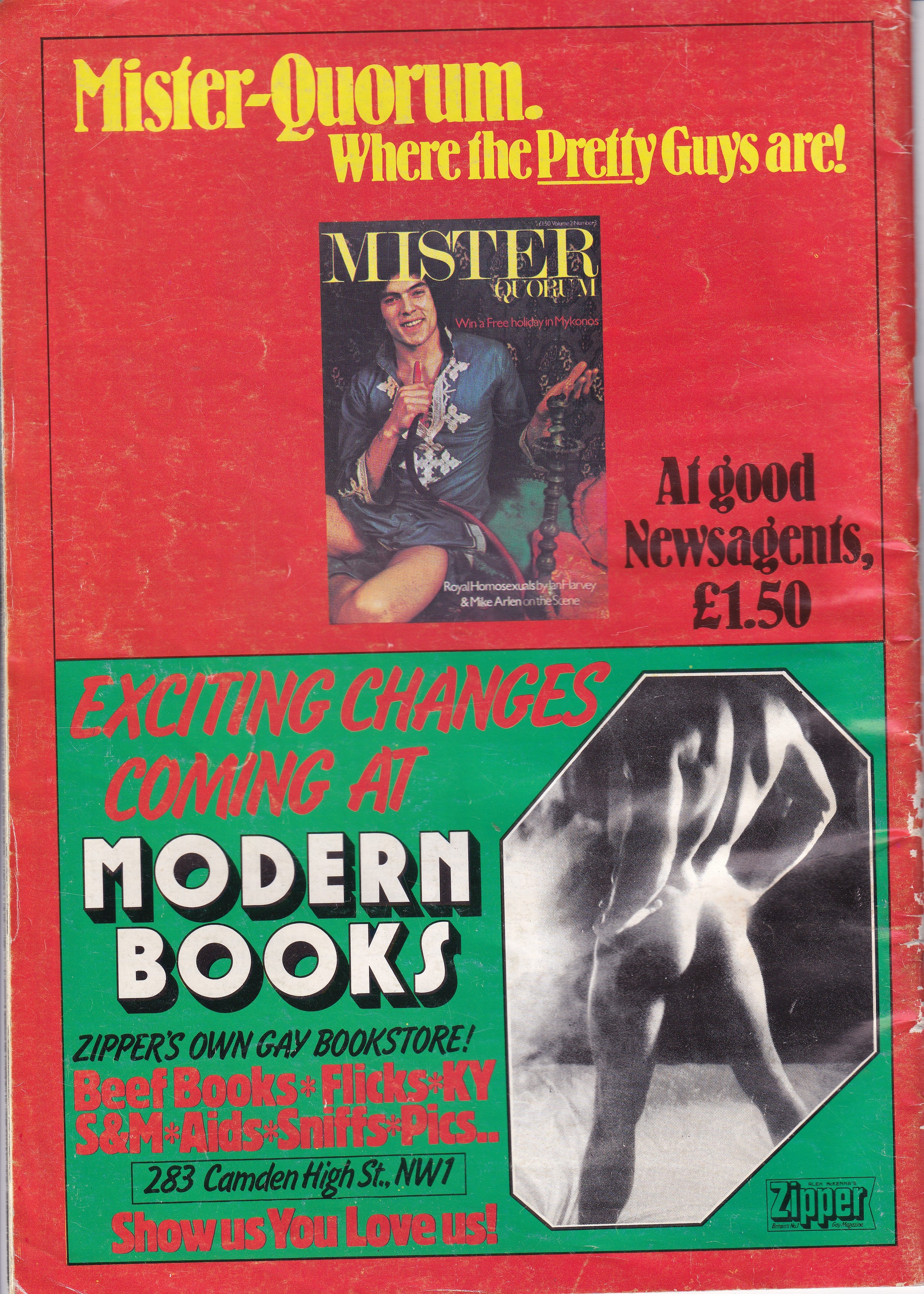 Gay Vintage Magazine - Zipper issue 10