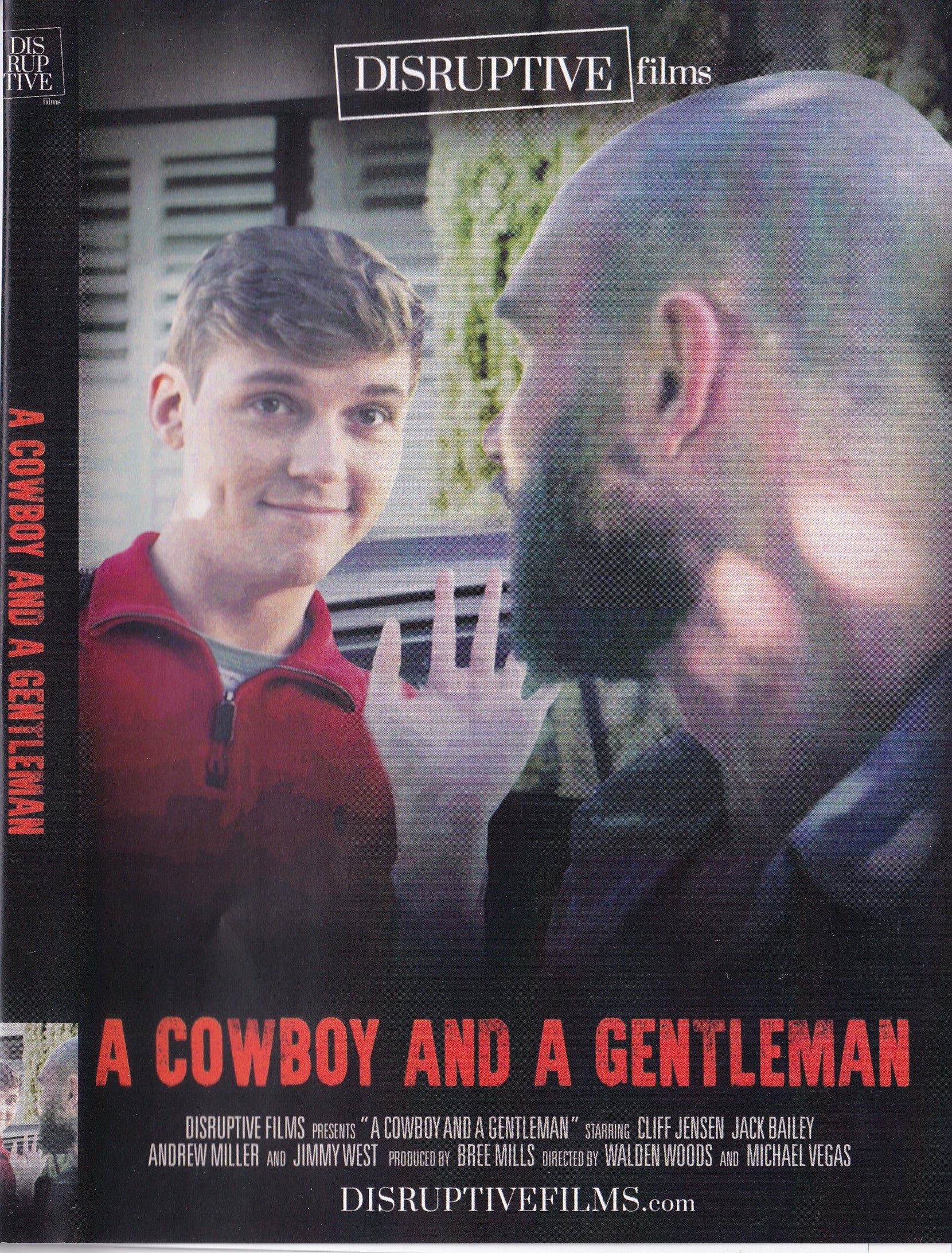 Gay DVD - 2 X DVD full Film Set - Disruptive Films - A Brat and A Gentleman & A cowboy and A Gentleman