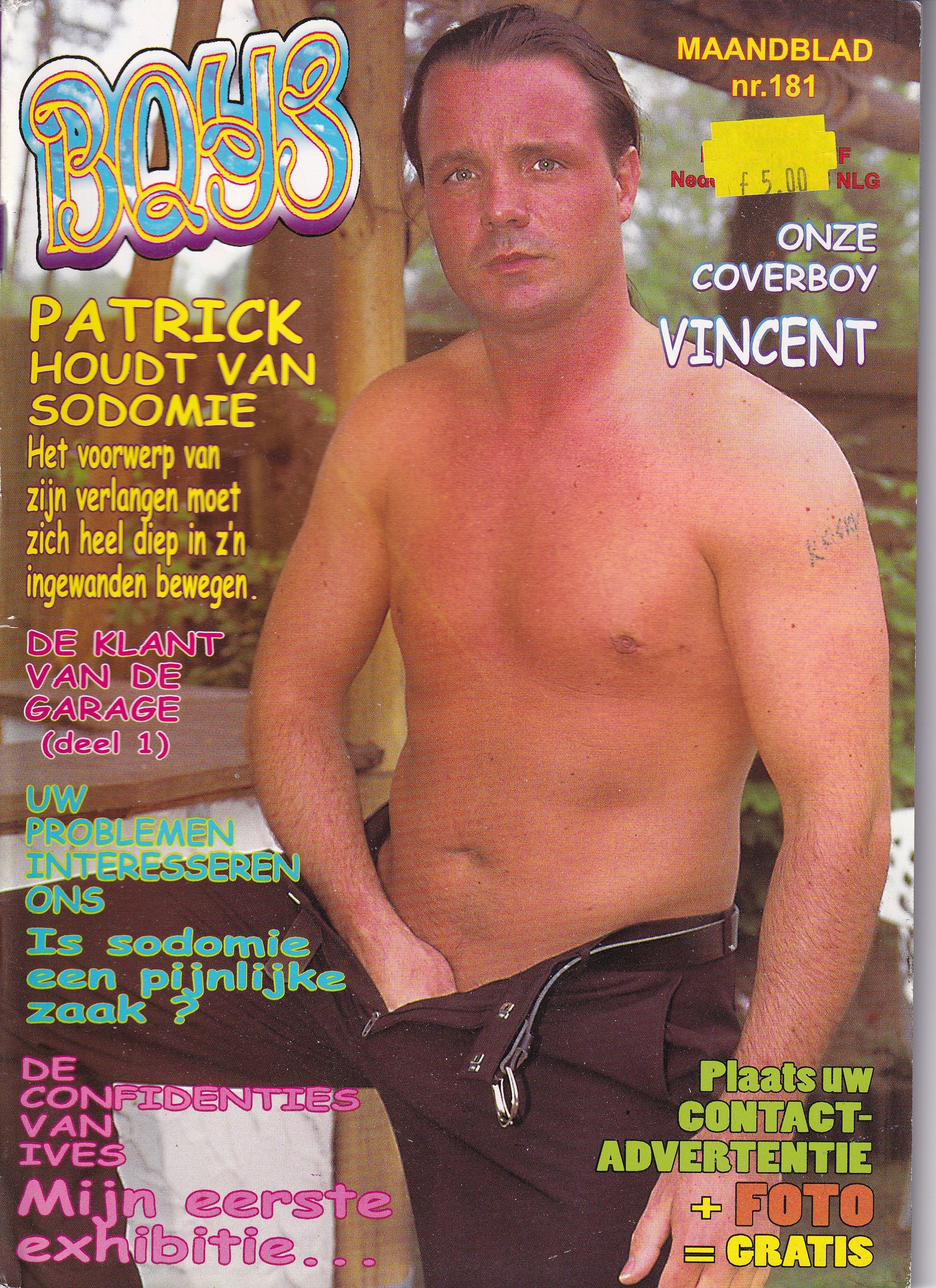 Gay Vintage Magazine -Boys Magazine - Volume 181