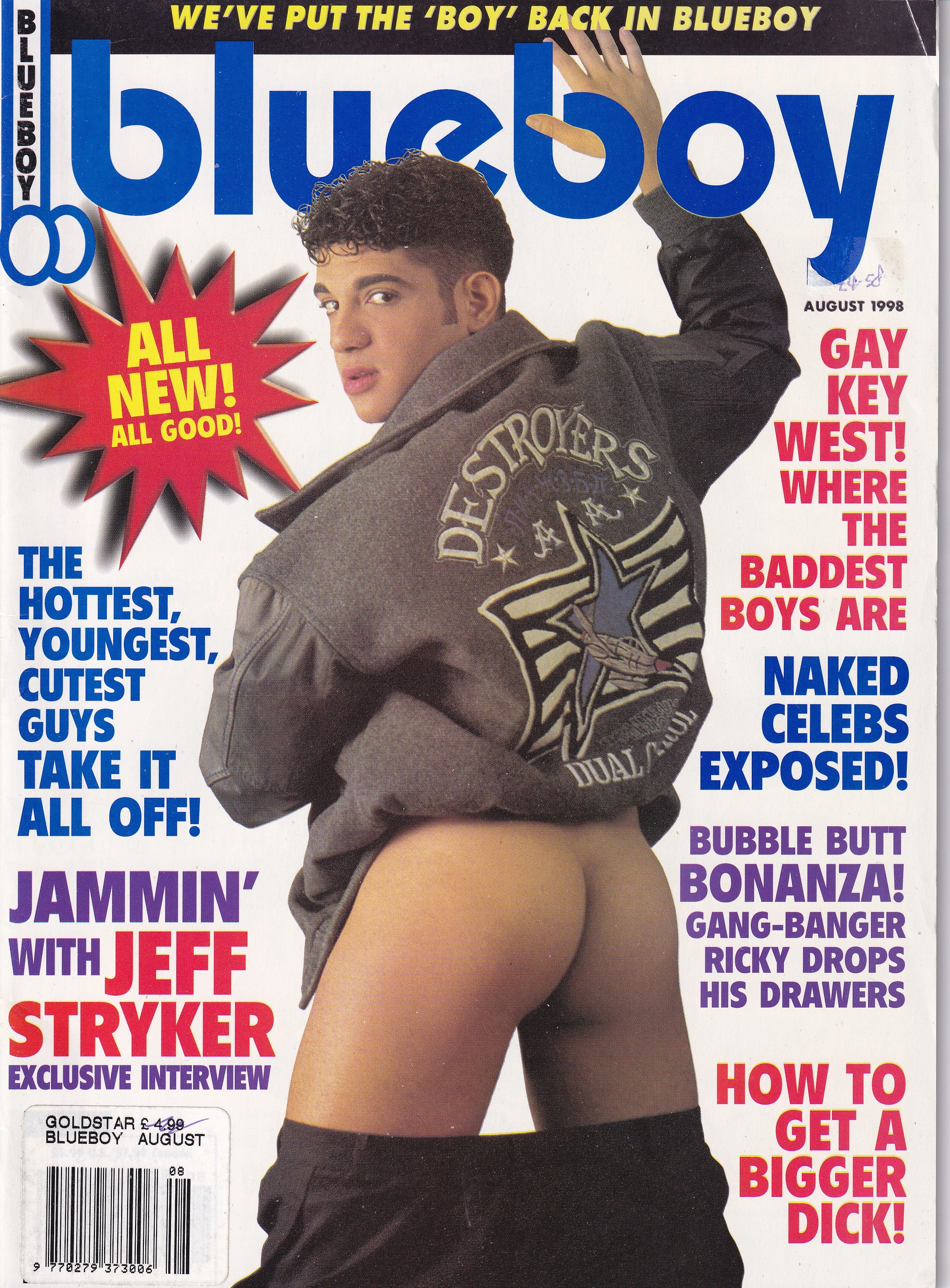 Gay Vintage Magazine - Blueboy - Aug 1998