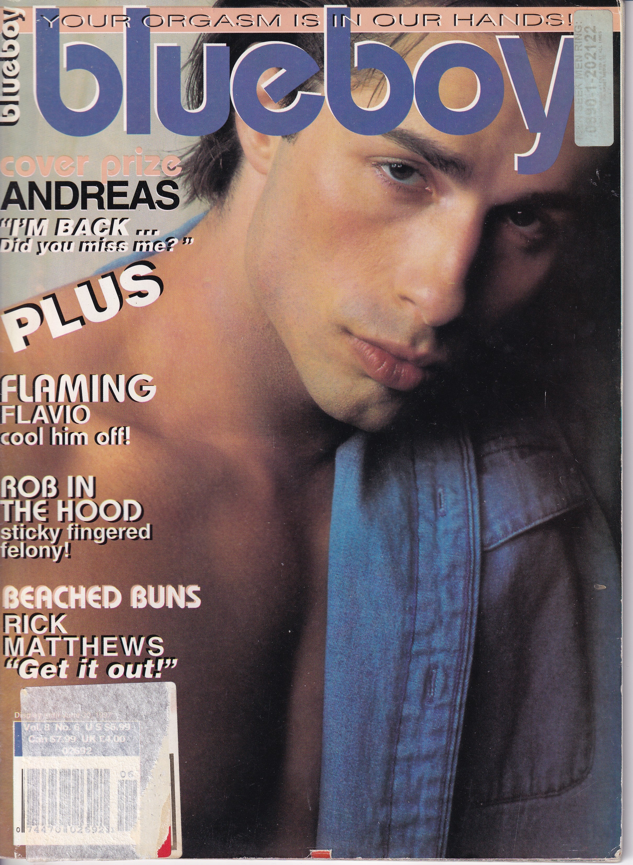 Gay Vintage Magazine - Blueboy - June 1997