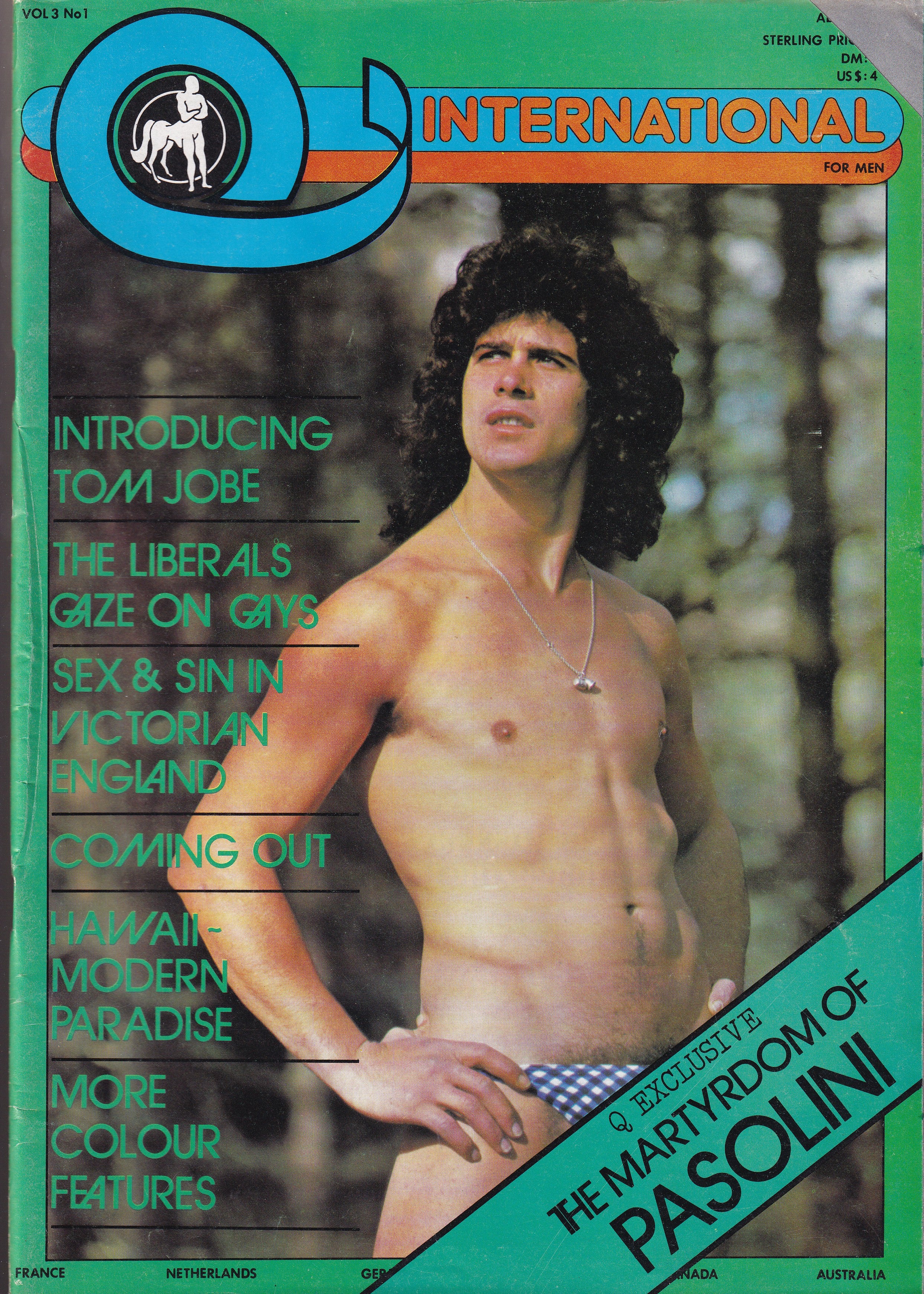 Gay Vintage Magazine - Q International - Volume 3, No. 1