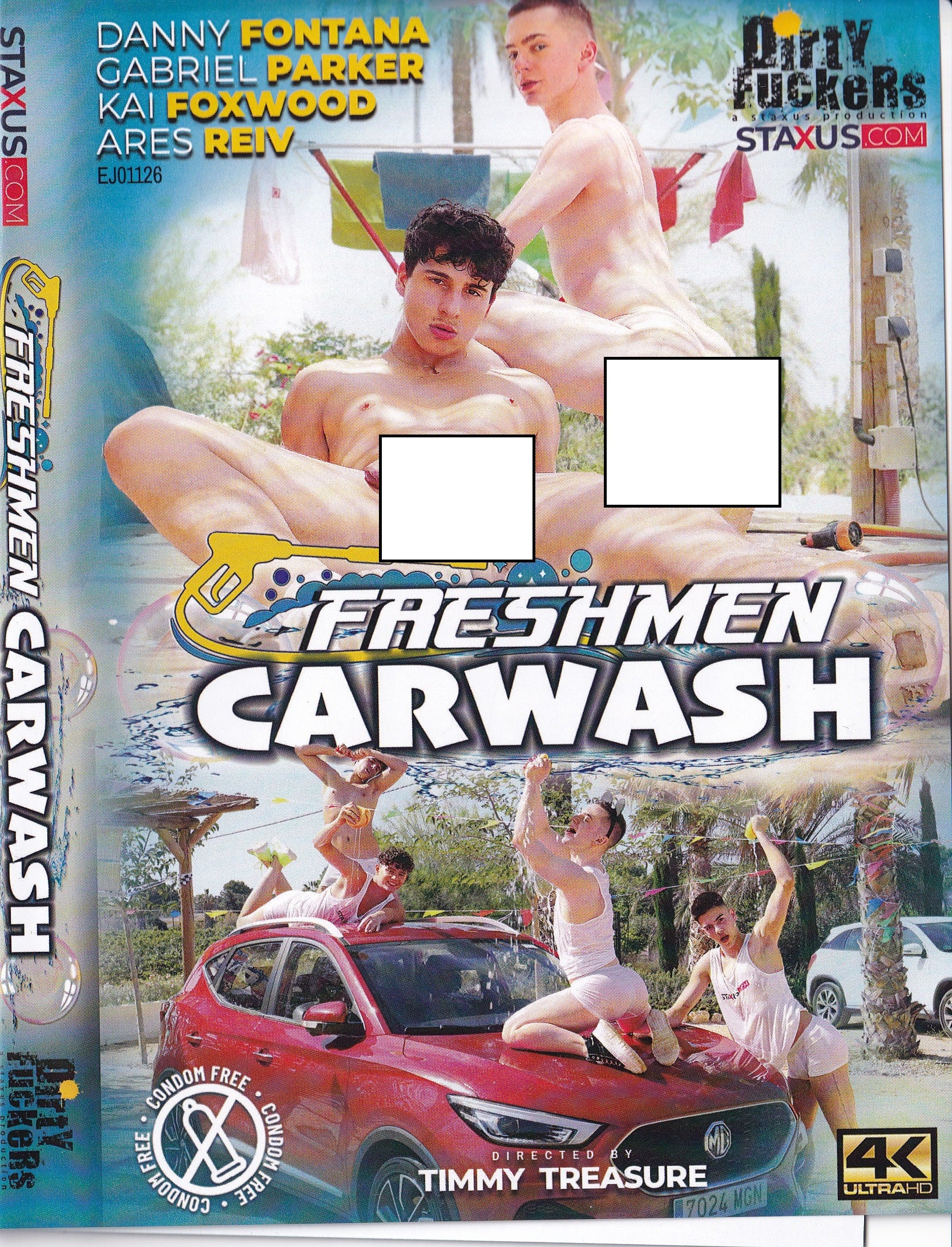 Gay DVD - Staxus- Freshmen Carwash